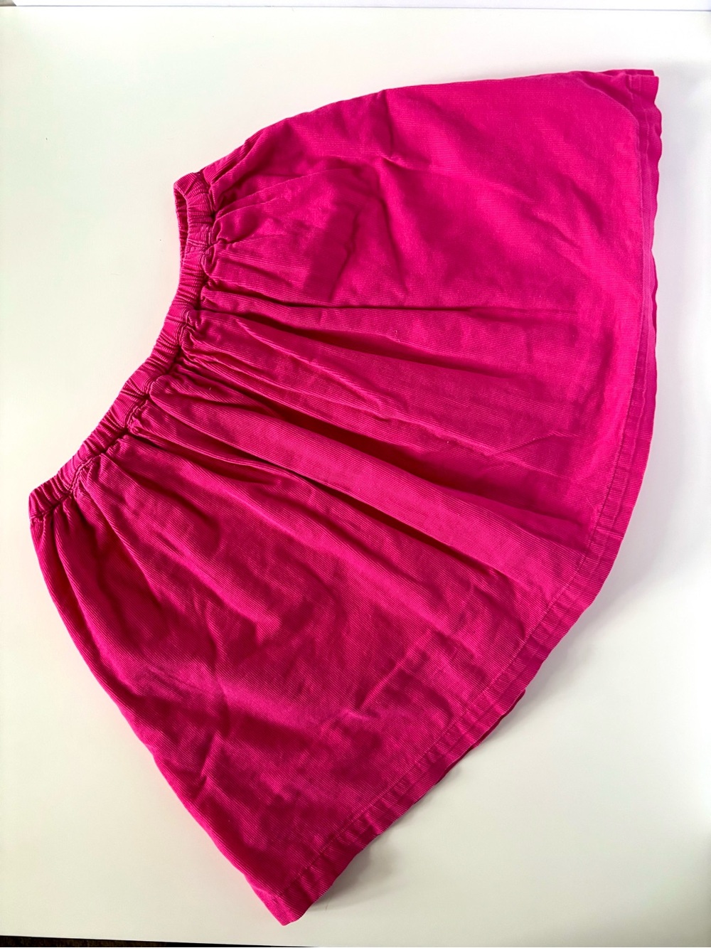 Mini Boden Bright Pink Lined Corduroy Skirt | 4–5Y | Like New - Picture 6 of 7